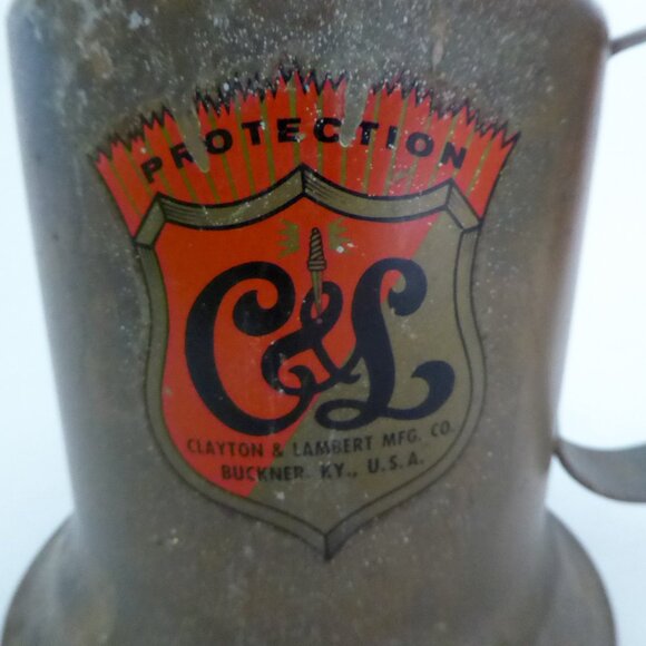 ANTIQUE VINTAGE C&L CLAYTON & LAMBERT BRASS BLOW TORCH FUEL PUMP - Picture 2 of 14